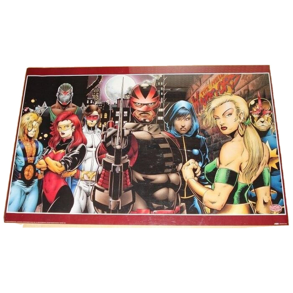 Marvel Comics Poster 1993 The New Warriors #150 34"x22" Never Displayed